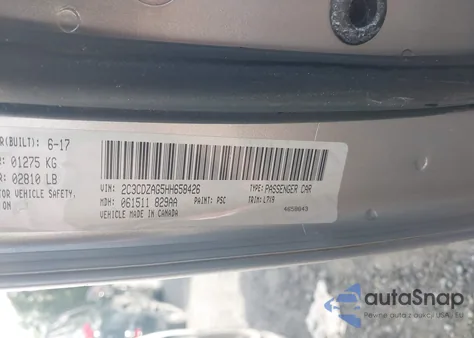 2017 Dodge Challenger Sxt from USA, damaged, VIN 2C3CDZAG5HH658426